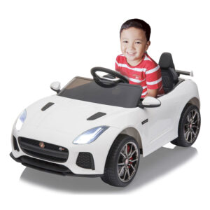 Jamara Ride on Jaguar F type Svr Accuvoertuig Unisex Wit 01