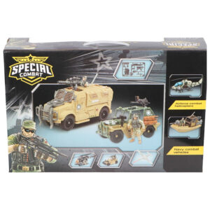 Special Combat Force Leger Speelgoed Soldaatjes Militair Speelgoed Helikopter Boot Leger Speedboot Vliegtuig Watervliegtuig Controlepost Soldaat Vliegen Helikopter Speelset05