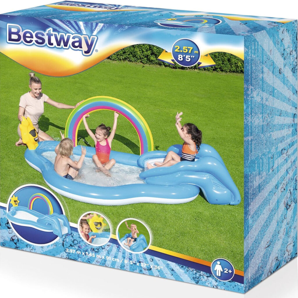 Bestway Rainbow n' Shine Opblaasbaar zwembad 257 x 145 x 91 cm 07