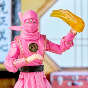 Hasbro Power Rangers Actiefiguur Power Rangers x Cobra Kai Ligtning Collection Morphed Samantha LaRusso Pink Mantis Ranger Multicolours 04