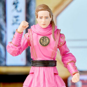 Hasbro Power Rangers Actiefiguur Power Rangers x Cobra Kai Ligtning Collection Morphed Samantha LaRusso Pink Mantis Ranger Multicolours 08