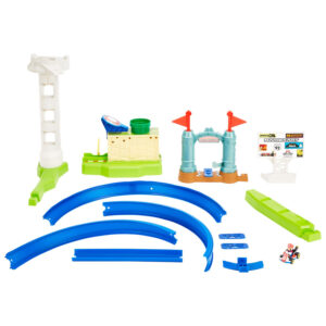 Hot Wheels Mario Kart Slam Stroomkring Racebaan met Super Mario Bros Figuur 05