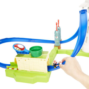 Hot Wheels Mario Kart Slam Stroomkring Racebaan met Super Mario Bros Figuur 10