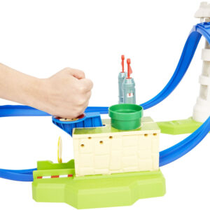 Hot Wheels Mario Kart Slam Stroomkring Racebaan met Super Mario Bros Figuur 11