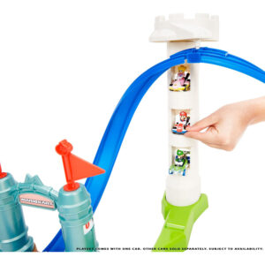 Hot Wheels Mario Kart Slam Stroomkring Racebaan met Super Mario Bros Figuur 12