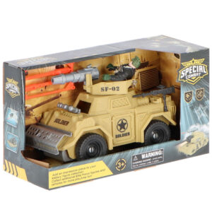 Special Combat Force Leger Speelgoed Army Soldaatjes – Militair Speelgoed Auto Leger Wagen Soldaat – Rijden – Landmacht Pantserwagen Speelset – Kinderen 02
