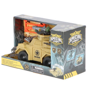 Special Combat Force Leger Speelgoed Army Soldaatjes – Militair Speelgoed Auto Leger Wagen Soldaat – Rijden – Landmacht Pantserwagen Speelset – Kinderen 04