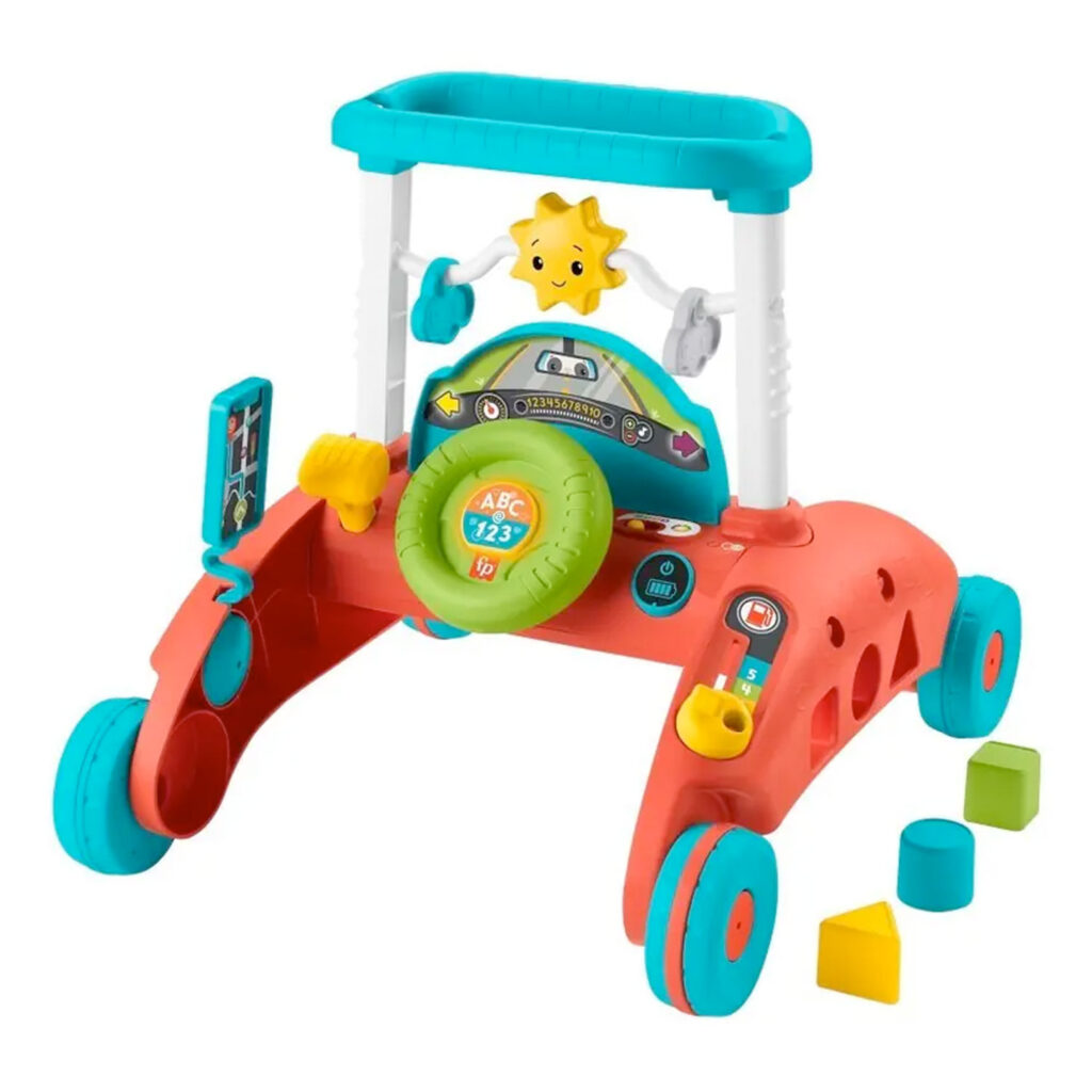 Fisher Price Fisher Price Tweezijdige loopwagen Peuter speelgoed met geluiden 11