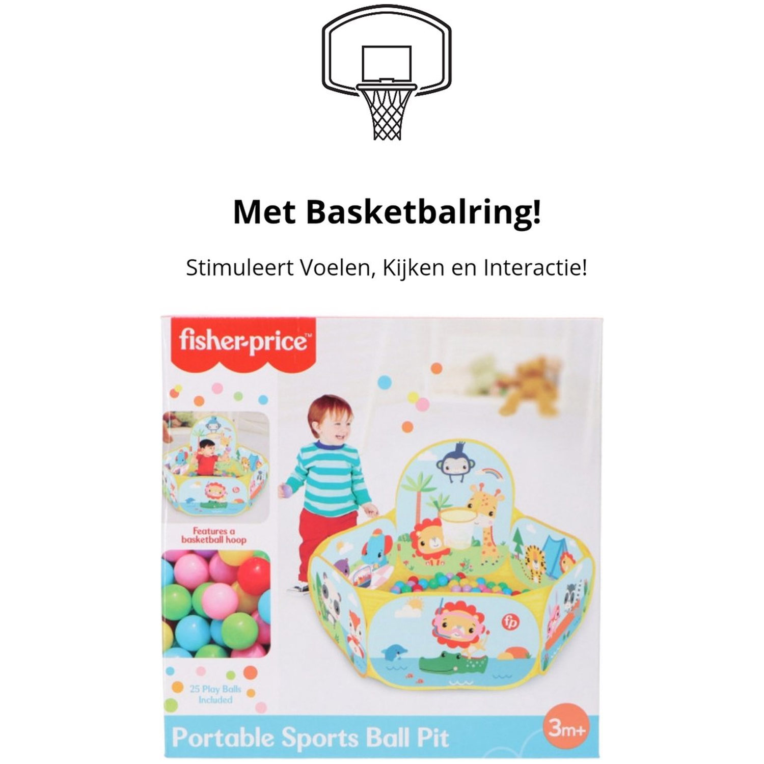 Fisher Price Ballenbak 25 ballen groot 02