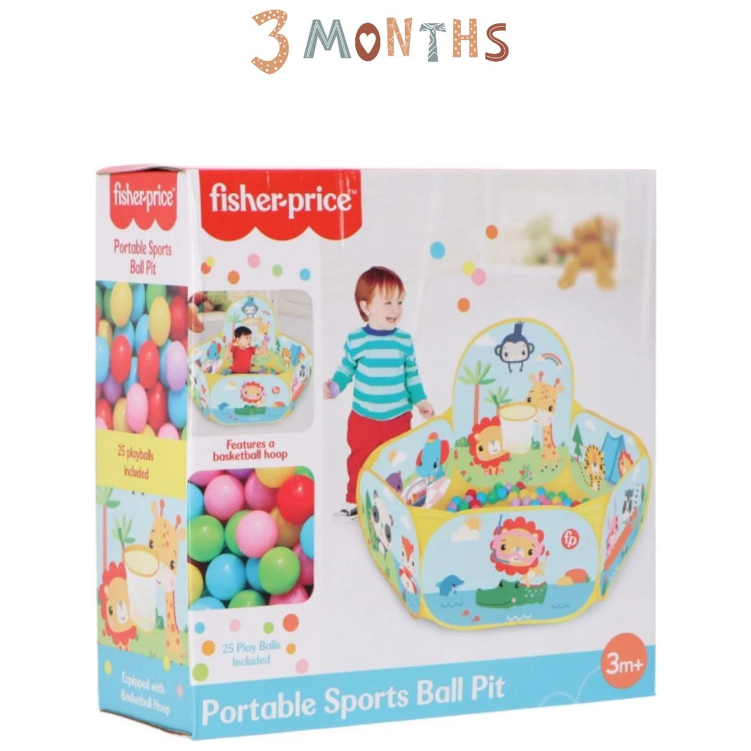 Fisher Price Ballenbak 25 ballen groot 05